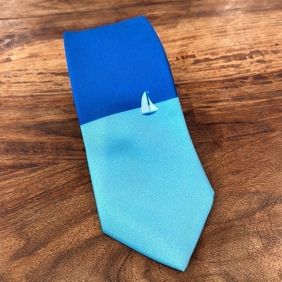 MFA Boston Blue Little Boat Tie - Picture 10 of 10